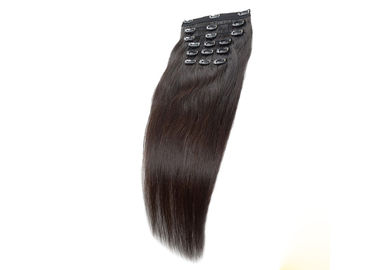 Çin Saç Uzantıları Derin Dalga 8 &amp;quot;- 28&amp;quot; Giyinmek İçin Gri Perulu Klip Tedarikçi