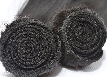 Çin Hiçbir Kötü Koku Perulu Düz Saç Örgü% 100 İşlenmemiş Siyah Küçük Bir Kahverengi Tedarikçi