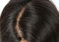 100% Brezilyalı Bakire Düz Siyah Kadınlar Için Insan Saçı Dantel Ön Peruk 5 Inç Tedarikçi