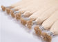 Altın Rengi 20 inç Remy Saç Uzantıları Buhar Tam Manikür ile İşlenmiş Tedarikçi